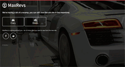 Desktop Screenshot of maxrevs.co.uk